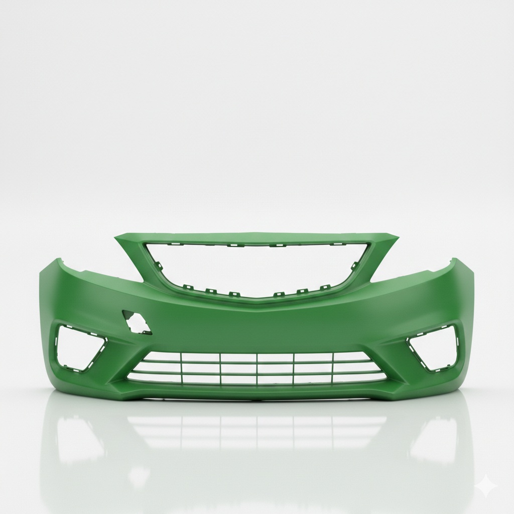 Engineered plastic automotive bumper component