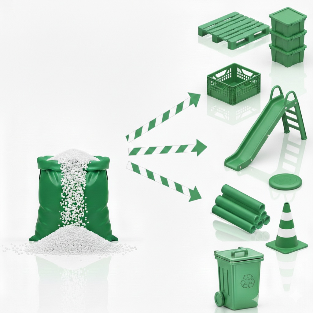 Premium polymer raw materials — from granules to finished plastic products